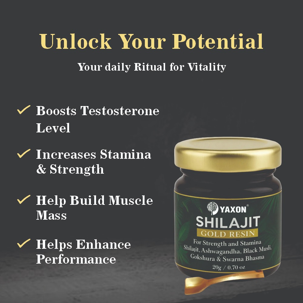 YAXON SHILAJIT GOLD RESIN